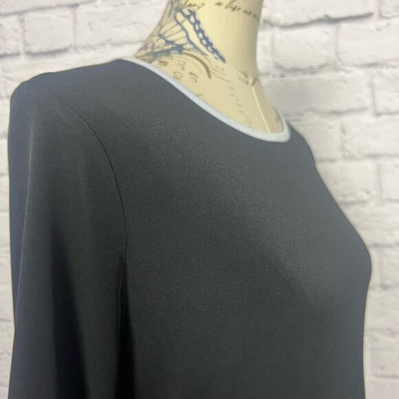 Michael by Michael Kors Black With White Trim Dress - Picture 9 of 11